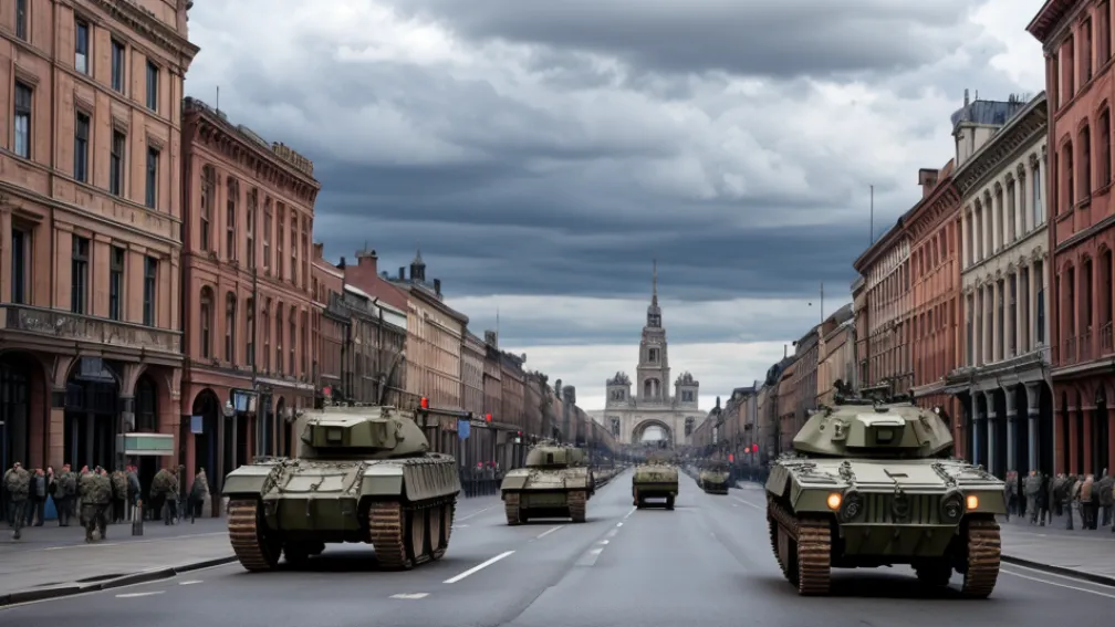 Москва отметила 80 лет Победы военным парадом на фоне событий в Украине и встречи глав МИД ЕС во Львове