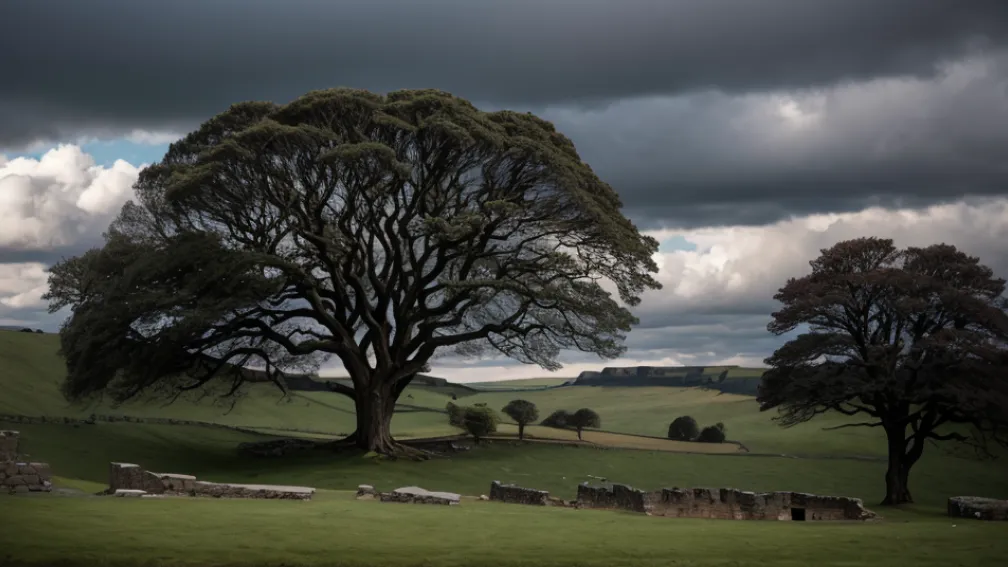 Двое британцев осуждены за спиленный 200-летний клен Sycamore Gap