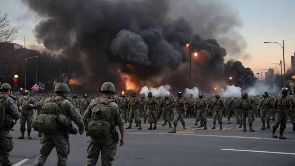 Военные против протестующих: Эскалация насилия в Лос-Анджелесе вызывает опасения