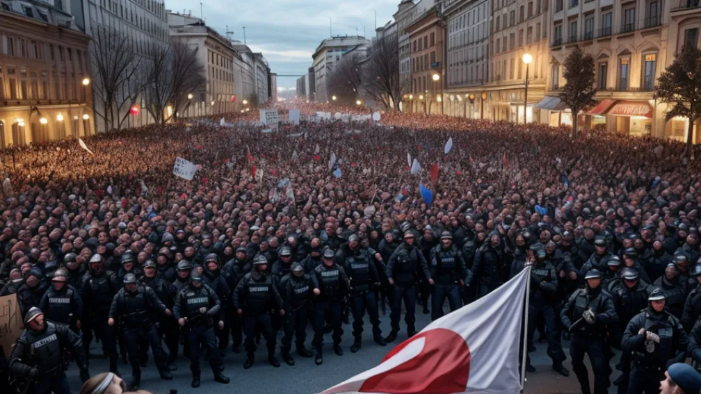 Протесты в Сербии: столкновения с полицией, есть пострадавшие