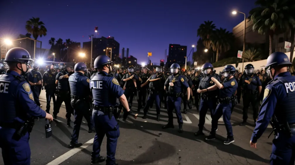 Протесты в Лос-Анджелесе: Фоторепортаж с акций протеста против рейдов ICE