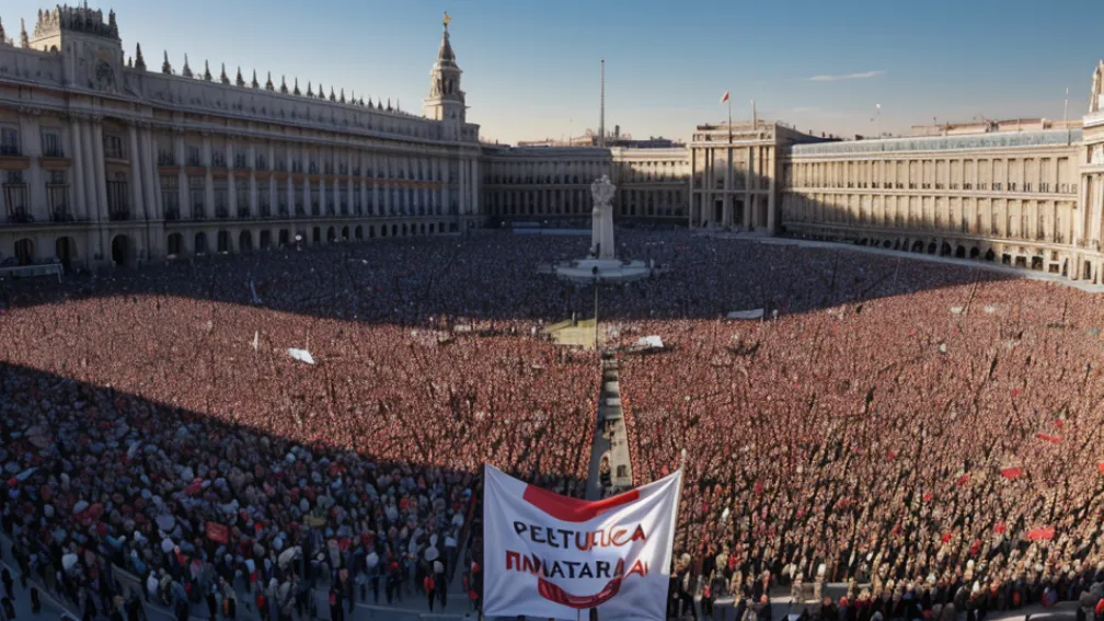 Митинг против Санчеса: Народная партия Испании выходит на улицы Мадрида под лозунгом «Мафия или демократия»