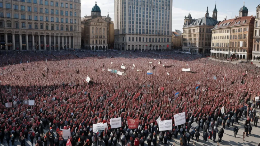В Валенсии требуют отставки главы региона спустя 9 месяцев после наводнения: сотни людей вышли на улицы