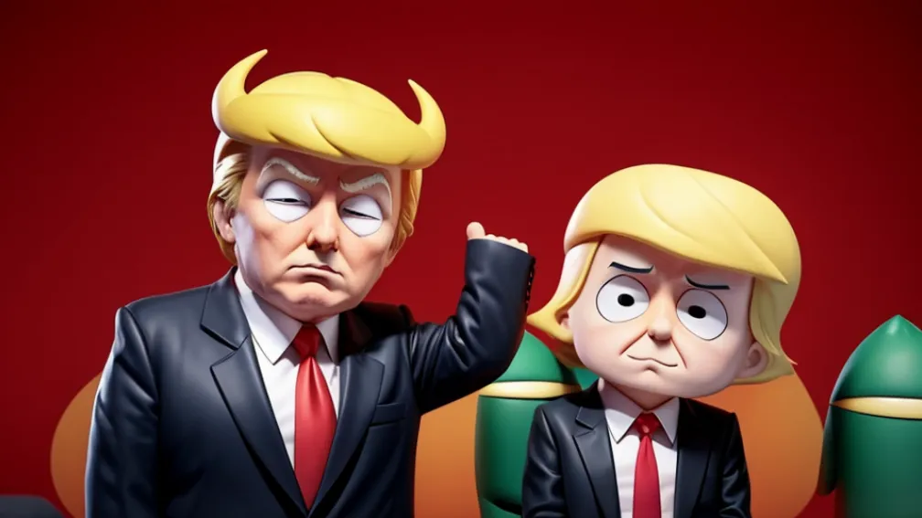 Саус Парк высмеивает Трампа: президент забеременел Сатану в новом эпизоде