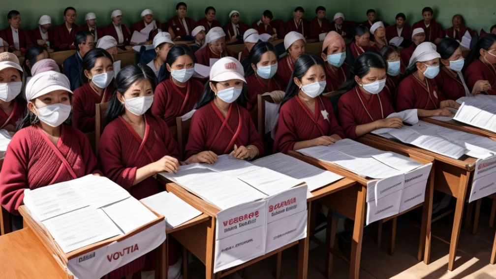 Гигантский бюллетень на выборах в Перу: больше, чем коробка пиццы