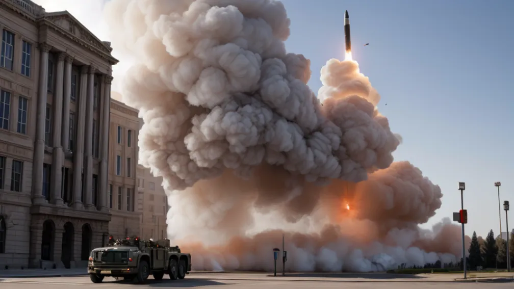Удар по Киеву: Российская ракета «Искандер» атаковала здание правительства Украины