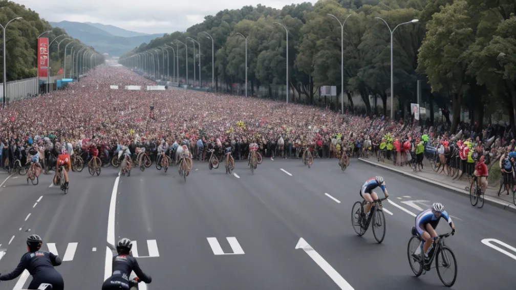 Протестующие выбежали на финиш: кадры с места инцидента на La Vuelta