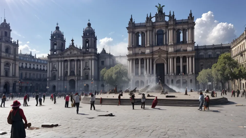 Столкновения в Мехико: Ежегодная акция памяти жертв резни в Тлателолько переросла в беспорядки и погромы