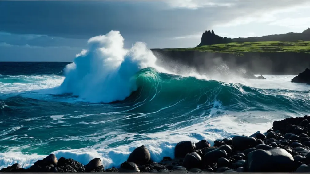 На Канарских островах четыре туриста пострадали от мощной волны