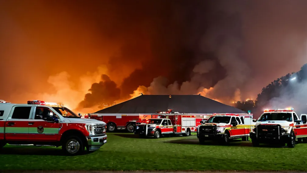 Пожар на климатическом саммите в Бразилии привел к эвакуации и приостановке переговоров