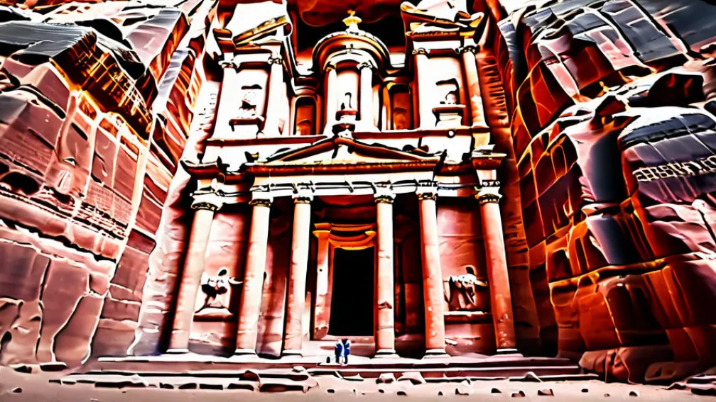 Древний город Петра: Чудо в скалах