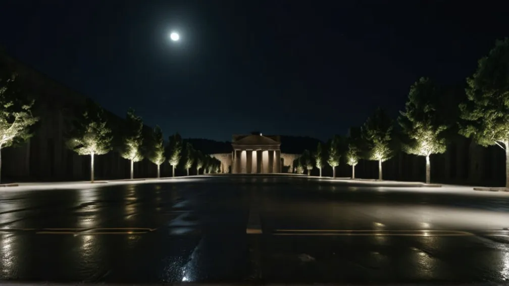 Олень устроил переполох в историческом центре Заморы, Испания, и оказался на парковке