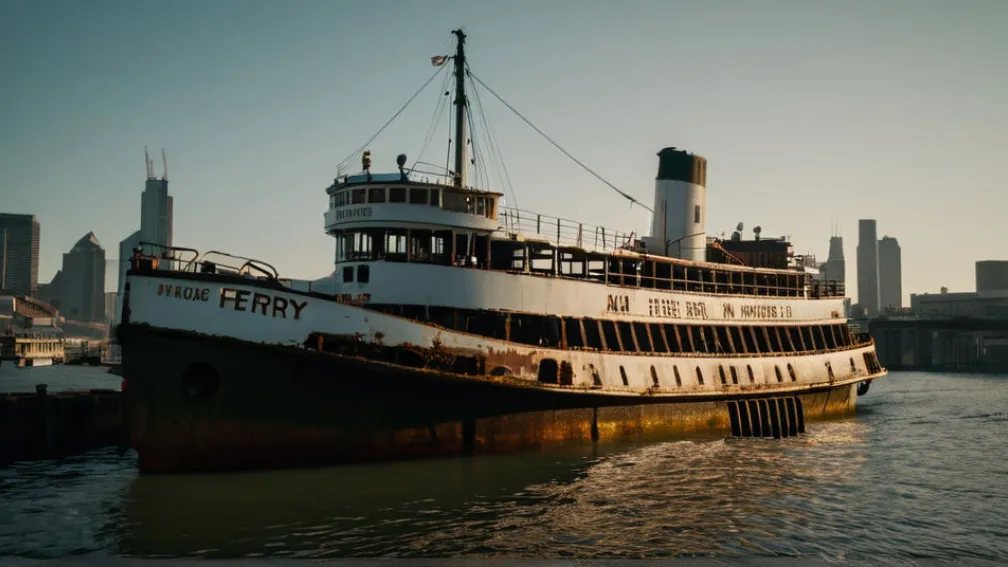 Провал бизнес-проекта Пита Дэвидсона и Колина Джоста: паром застрял спустя годы