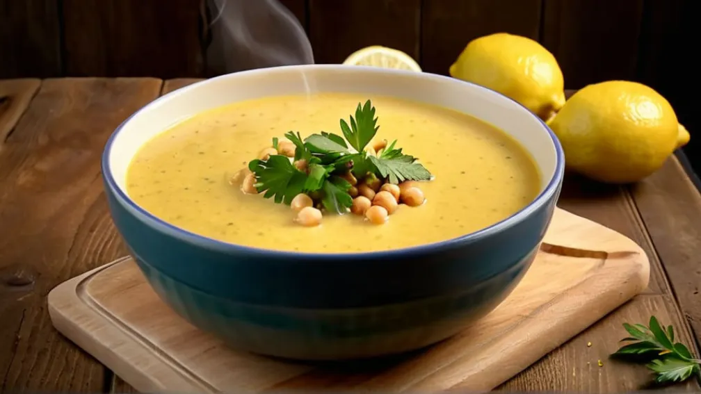 Греческий лимонно-нуттовый суп: Традиционный рецепт или быстрый вариант