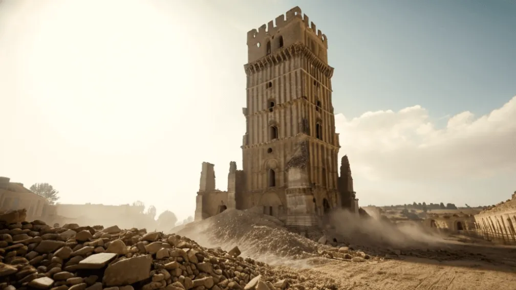 Обрушение средневековой башни Конти в Риме: есть пострадавшие и угроза полного коллапса