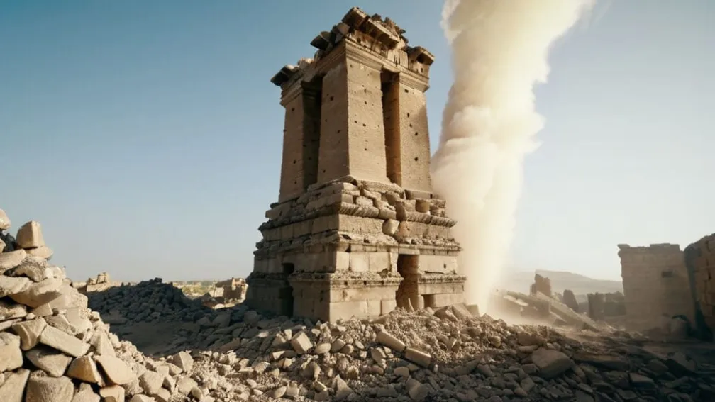 Рабочий, заваленный обломками средневековой башни в Риме, скончался в больнице