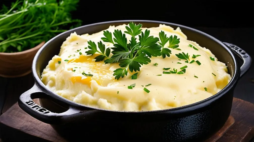 Помм Алиго: Роскошное картофельное пюре с сыром по-французски