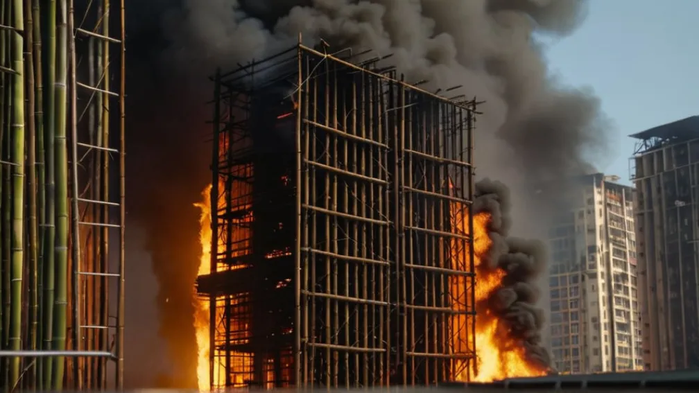 Масштабный пожар в Гонконге: минимум четыре человека погибли, десятки заблокированы