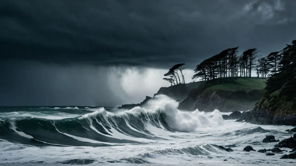 Испания: Галисия и Кантабрия под «оранжевой» угрозой из-за мощного шторма с ливнями и ураганным ветром