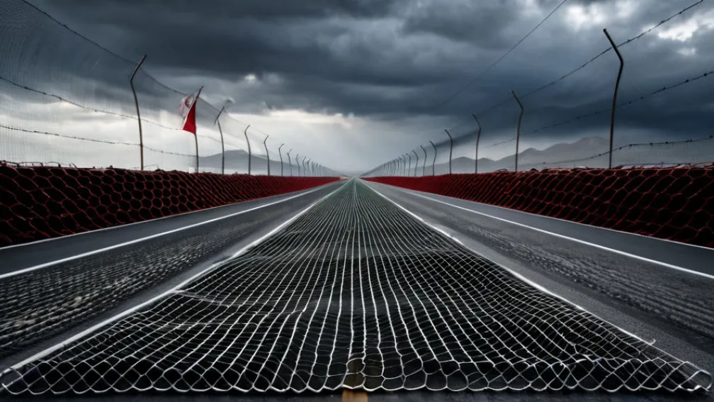 Война дронов: Украина и Россия используют сети для защиты дорог от беспилотников