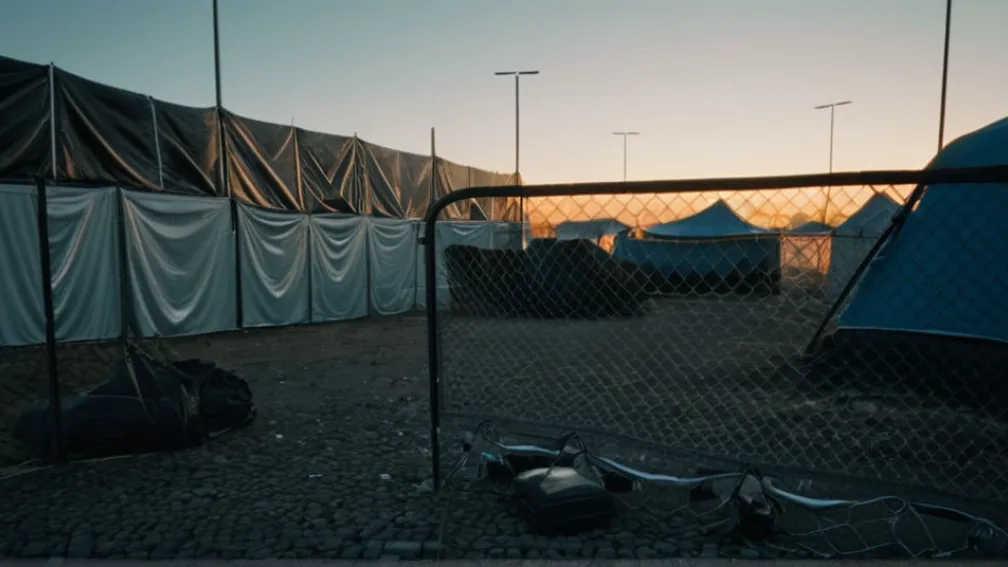 Новый лагерь мигрантов в Бадалоне после выселения из B9: "Разве они думали, что мы исчезнем?"