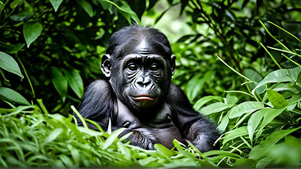 В зоопарке Фуэнхиролы родился детеныш редкой гориллы на глазах у посетителей