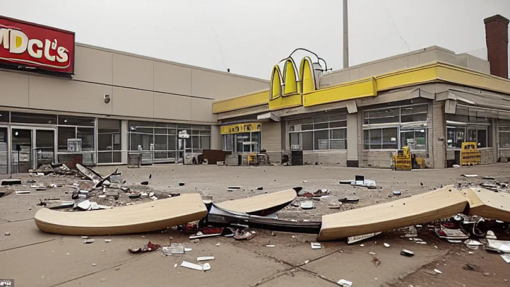 Терроризм: атака с топором на McDonald's в Испании