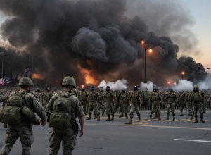 Военные против протестующих: Эскалация насилия в Лос-Анджелесе вызывает опасения