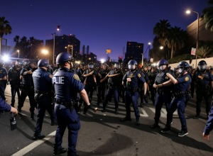 Протесты в Лос-Анджелесе: Фоторепортаж с акций протеста против рейдов ICE