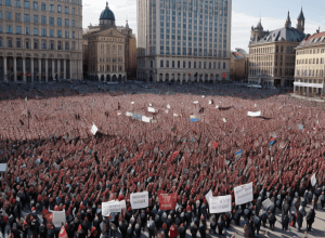 В Валенсии требуют отставки главы региона спустя 9 месяцев после наводнения: сотни людей вышли на улицы