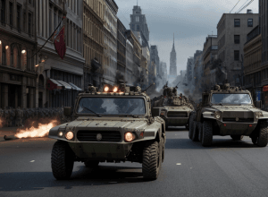 В Мексике: Граждане загнали военных, укравших деньги у бизнесмена, после онлайн-трансляции