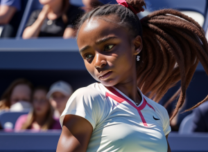 Коко Гауфф борется с двойными ошибками: публика затаив дыхание на US Open