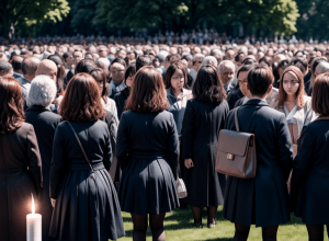 Прощание с Чарли Кирком: тысячи людей на траурной церемонии в Аризоне