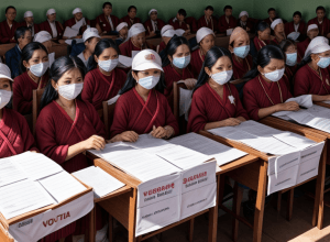 Гигантский бюллетень на выборах в Перу: больше, чем коробка пиццы