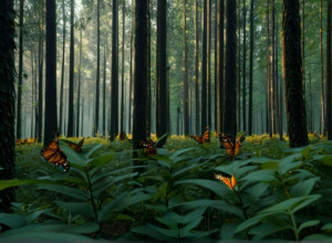 Миллионы бабочек-монархов возвращаются в Мексику: гид по миграции и сохранению вида