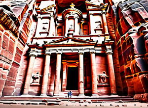 Древний город Петра: Чудо в скалах