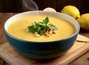 Греческий лимонно-нуттовый суп: Традиционный рецепт или быстрый вариант