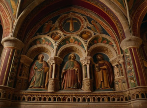 Романское Искусство Было Цветным: Развенчание Мифа о "Белом Покрове" Средневековых Церквей