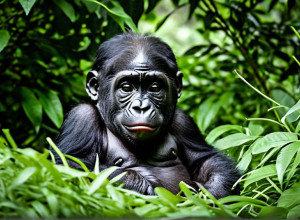 В зоопарке Фуэнхиролы родился детеныш редкой гориллы на глазах у посетителей