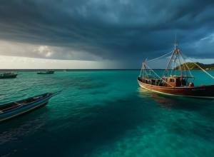 Рыбаки Карибского побережья Колумбии прекратили промысел из-за страха бомбардировок США