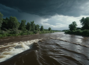 Наводнение в Авиле и Касересе: Река Тормес вышла из берегов из-за шторма "Клаудия"