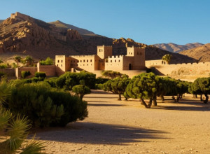 Медитеранский сад на пьедестале Алкацабы в Алмерии