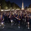 ФК «Барселона» празднует чемпионство Ла Лиги: прямая трансляция с улиц города