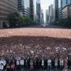 Антитрамповские протесты в США: фоторепортаж с "Дня без королей"