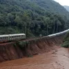 Оползень парализовал движение поездов Rodalies между Калафом и Серверой