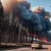 Лесные пожары в Испании: перекрыто движение на дорогах и железной дороге