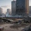 Массированная атака на Киев: кадры разрушений после ударов России