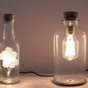 Стильная лампа из бутылки: бюджетное решение для дома